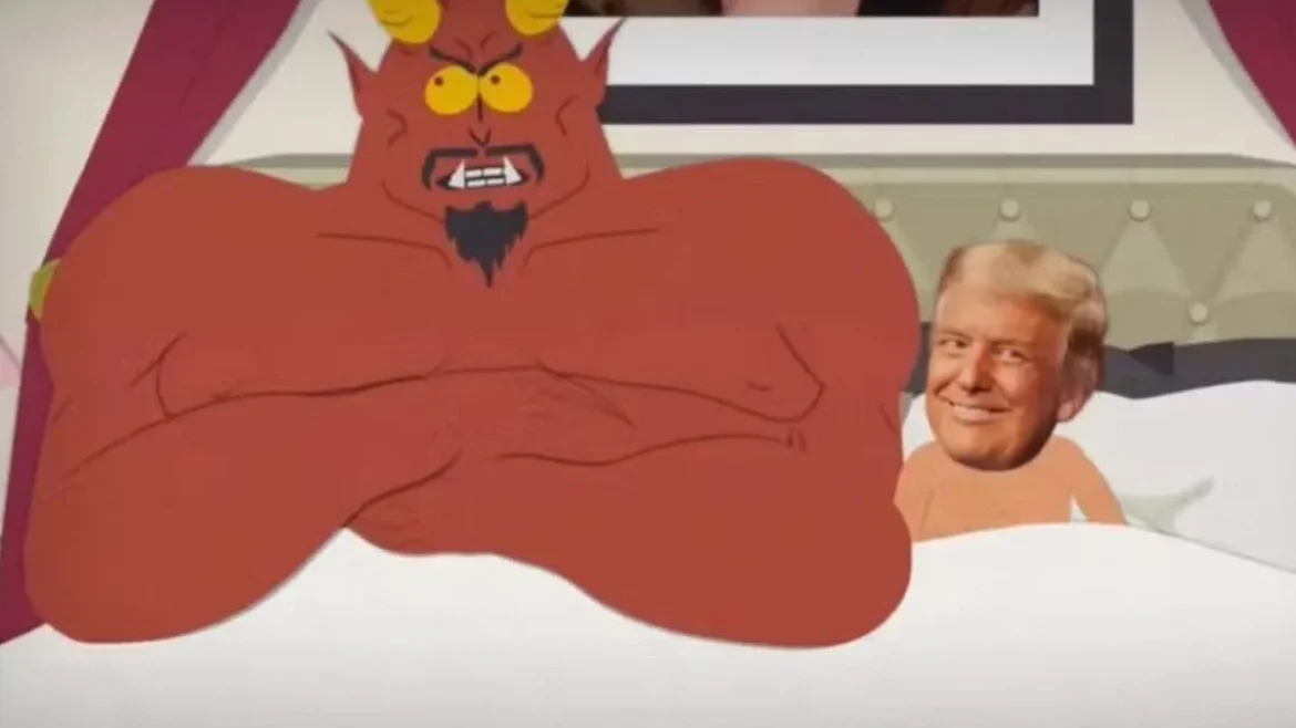 South Park puts Trump in bed with the devil